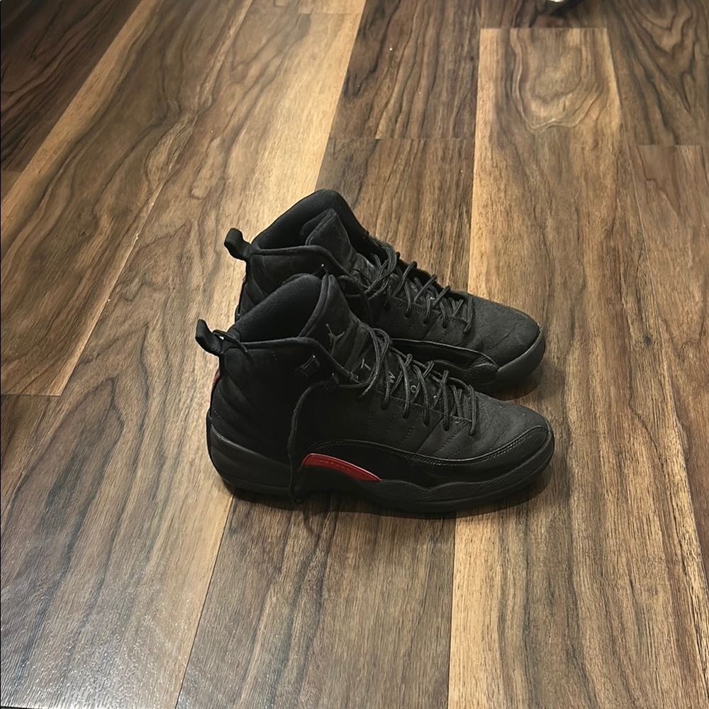 Jordan Black and Pink Sneakers